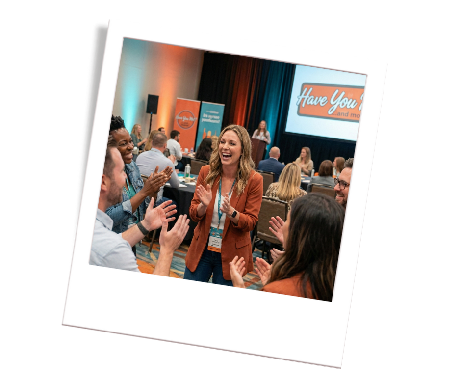 Guests laughing and connecting during an interactive Have You Met? event