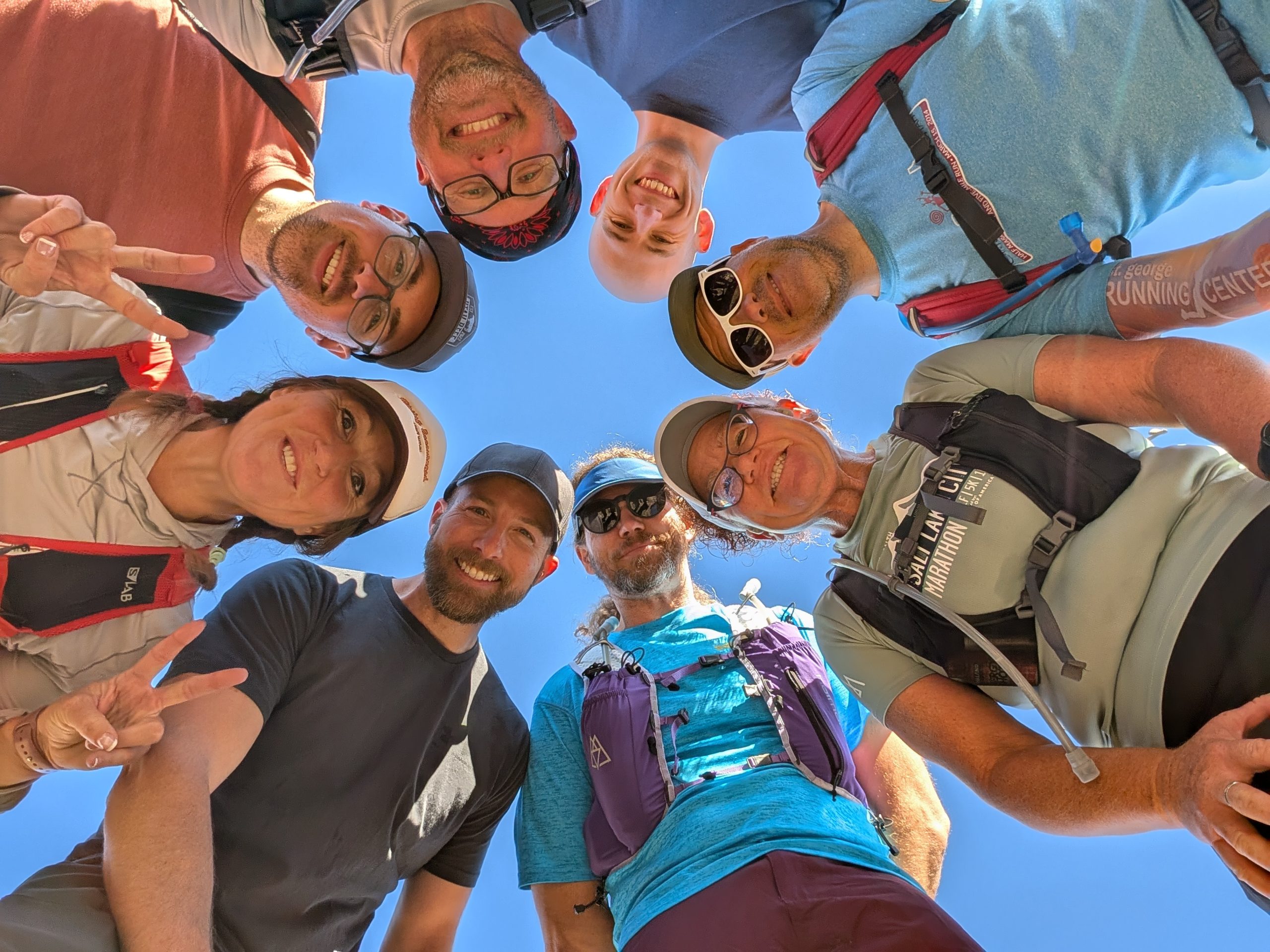 Adults making friends through a group outdoor activity with Have You Met? Events